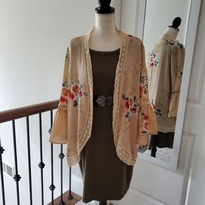 Boho Floral Cardigan
